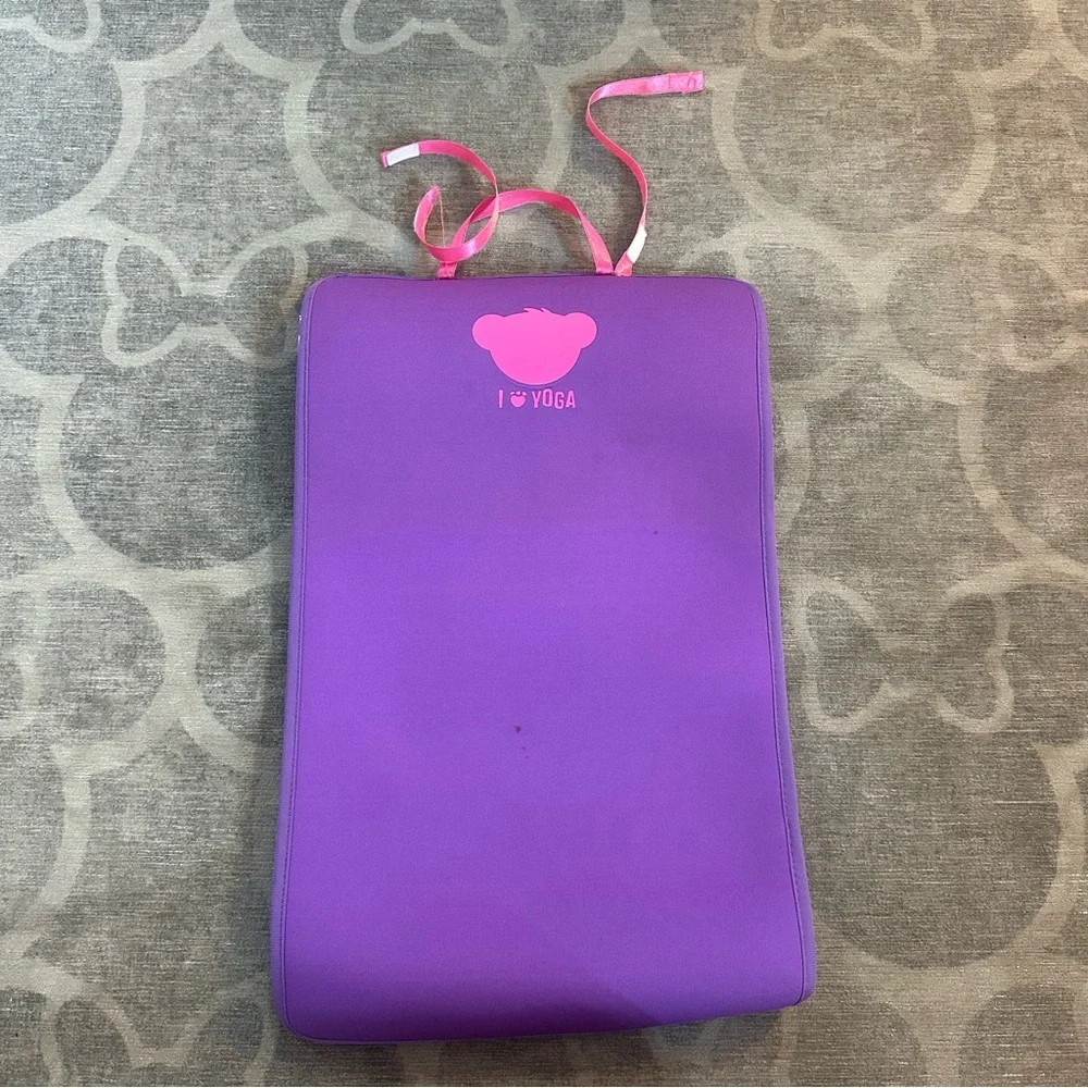 Build-A-Bear Purple Yoga Mat w Pink Accents
